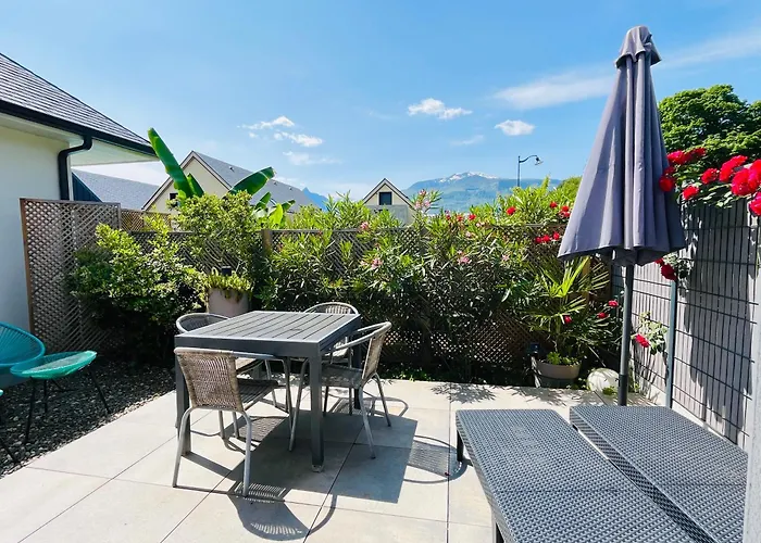 Independant Terrasse Vue Montagne, Proche Argeles *